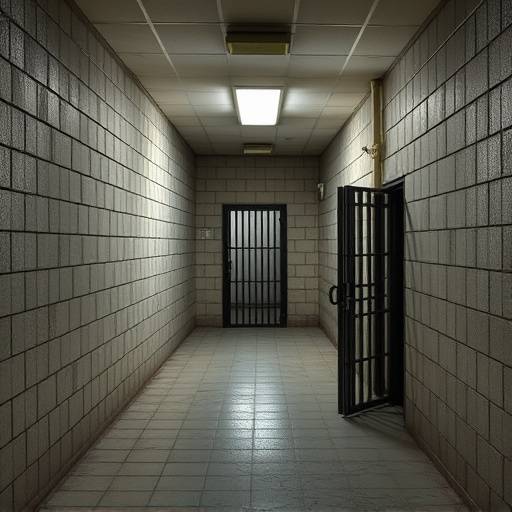 Profesionales remodelando una celda antigua para mejorar su funcionalidad y seguridad.